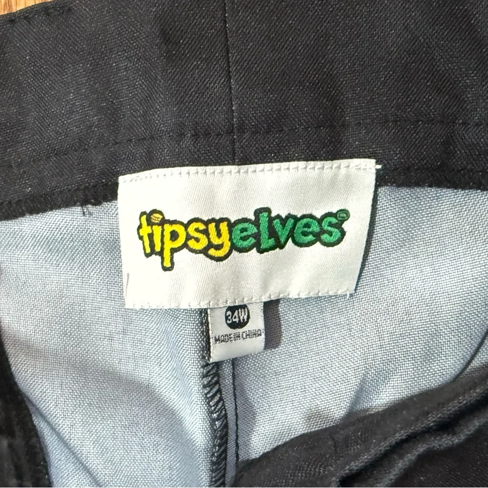 Tipsy Elves Skeleton Suit Pants Mens Size Large 34W Halloween Costume - Picture 5 of 7